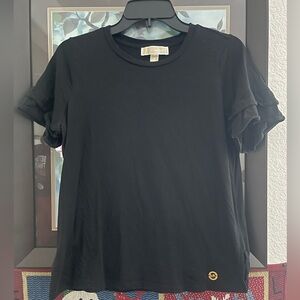 MK Michael Kors Ruffle Sleeve Tee